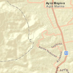 Neos Voutzás Street Map