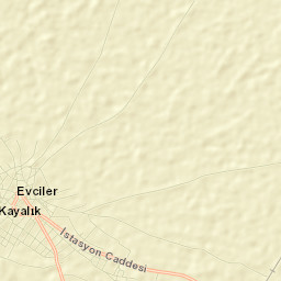 Evciler Street Map