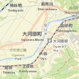 Ōkawara Street Map