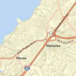 Pinole Street Map