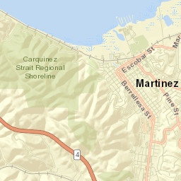 Martinez Street Map