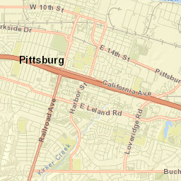Pittsburg Street Map