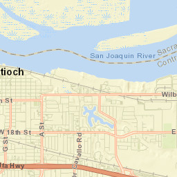 Antioch Street Map