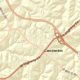 Camden County Street Map