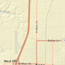 Benton Street Map