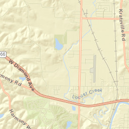 Vanderburgh County Street Map