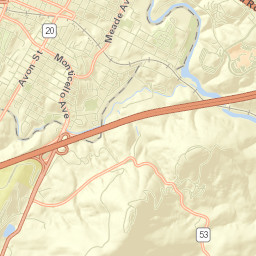 City of Charlottesville Street Map