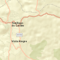 Santiago do Cacém Street Map