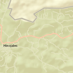 Hinojales Street Map