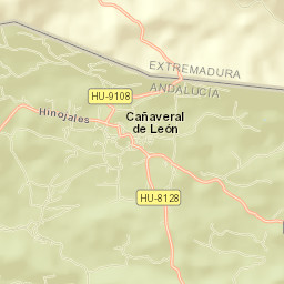 Cañaveral de León Street Map