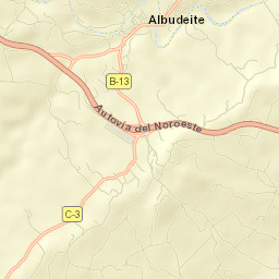 Albudeite Street Map