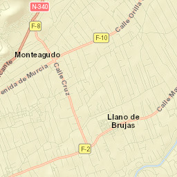 Santa Cruz Street Map