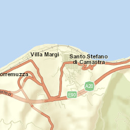 Santo Stefano di Camastra Street Map