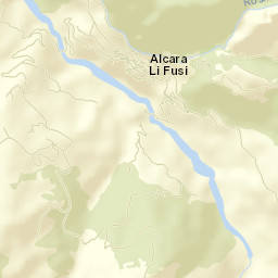 Alcara Li Fusi Street Map