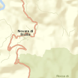 Novara di Sicilia Street Map