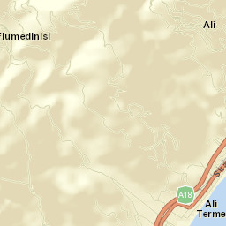 Alì Terme Street Map