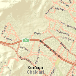 Chaïdári Street Map