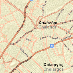 Cholargós Street Map