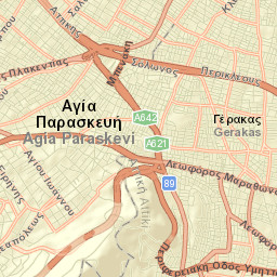 Agía Paraskeví Street Map