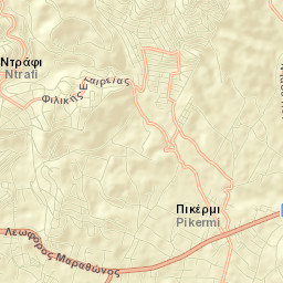 Pikérmi Street Map