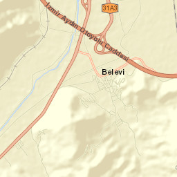 Belevi Street Map
