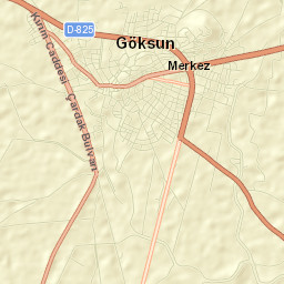 Göksun Street Map