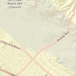 Bailey Rd, Concord, CA 94521, Street Map