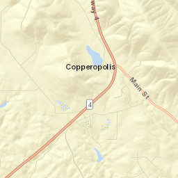 Copperopolis Street Map