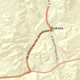 Sonora Street Map