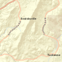Tuolumne City Street Map