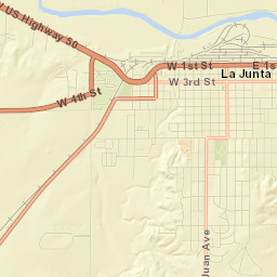 La Junta Street Map