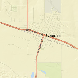 Syracuse Street Map