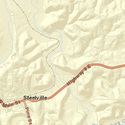 Steelville Street Map