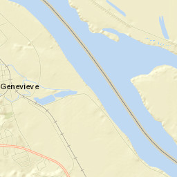 Sainte Genevieve Street Map