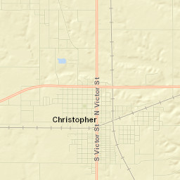 South Victor Street, Christopher, IL 62822 Street Map