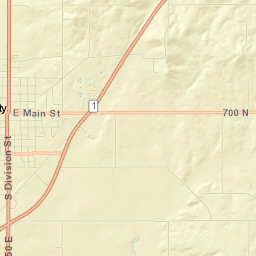 Norris City Street Map
