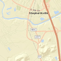 Shepherdsville Street Map