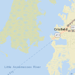 Crisfield Street Map