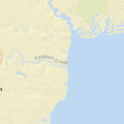 Captains Cove Street Map