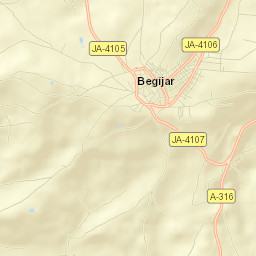Begíjar Street Map