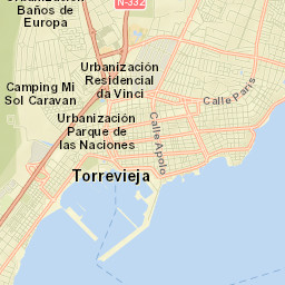 Torrevieja Street Map
