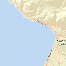 Loutráki Street Map