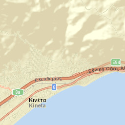 Kinéta Street Map