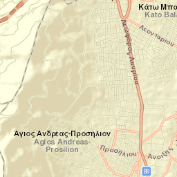 Leondárion Street Map