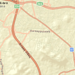 Argithéa Street Map