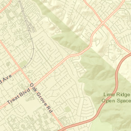 3255 Primrose Ln Walnut Creek CA Street Map