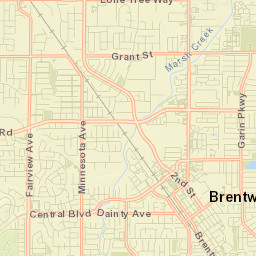 1730 Mediterraneo Pl Brentwood Street Map