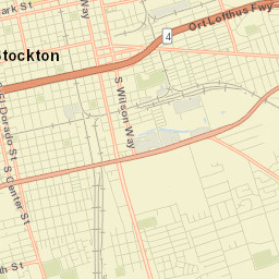 2448 East Lafayette Street Stockton CA Street Map