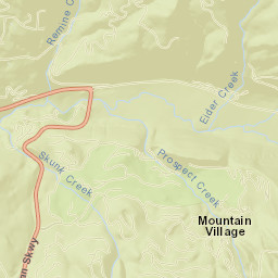 Mountain Village Street Map