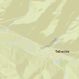 Telluride Street Map
